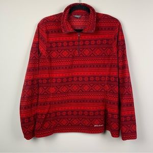 Eddie Bauer fleece pullover